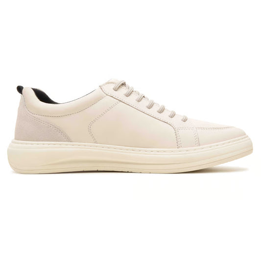Zapatenis Urbano Masculino Freeway Cuero Blanco