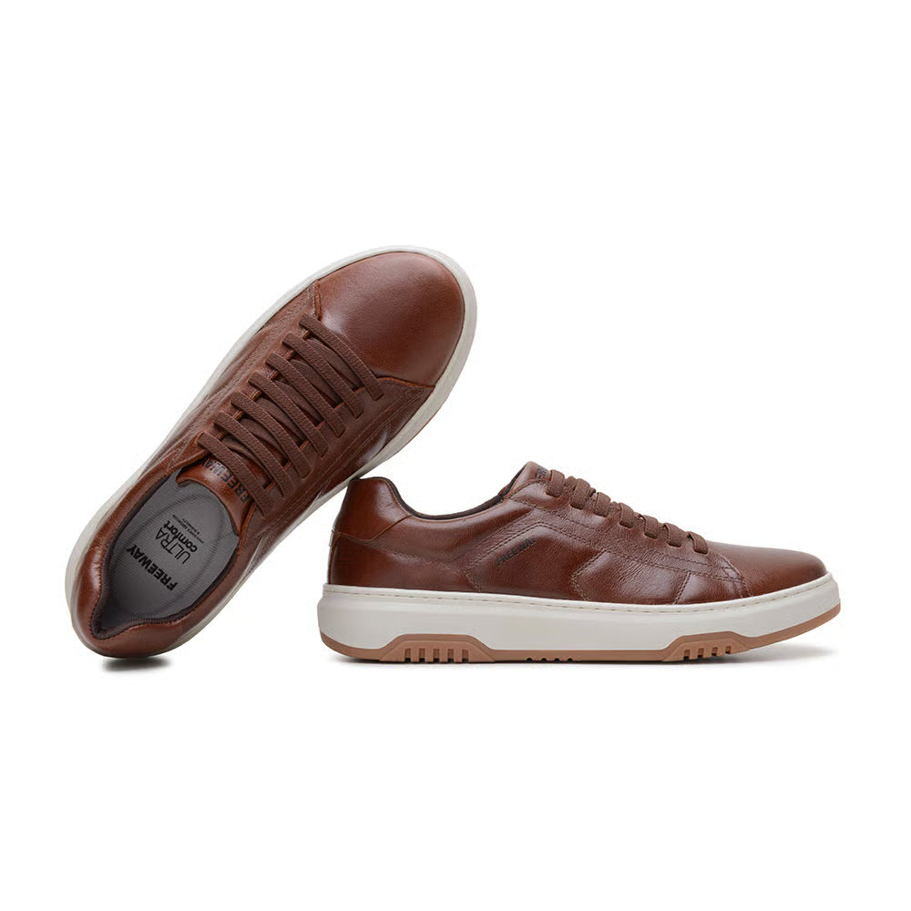 Zapatenis Urbano Masculino Freeway - 100% Cuero Legítimo