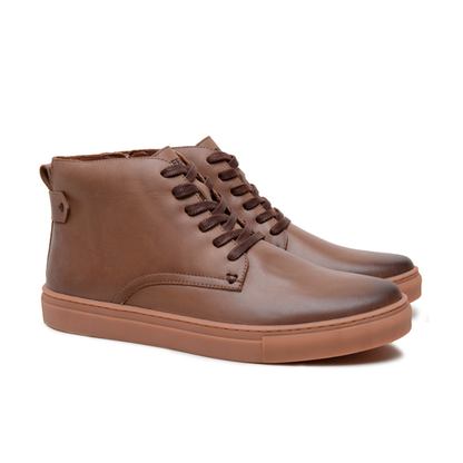 Bota Urbano Masculino Freeway - Cuero Genuino Calzado Resistente