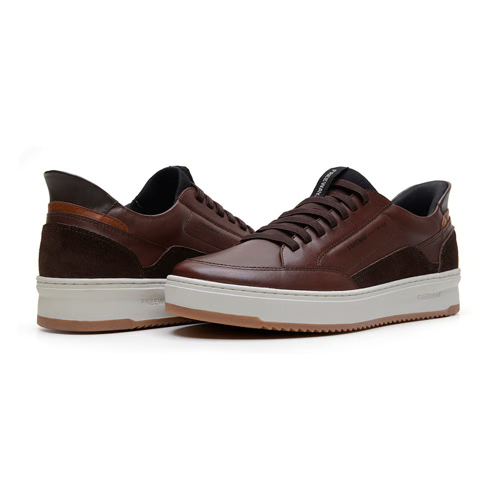 Zapatenis Urbano Masculino Freeway - 100% Cuero Legítimo - Premium