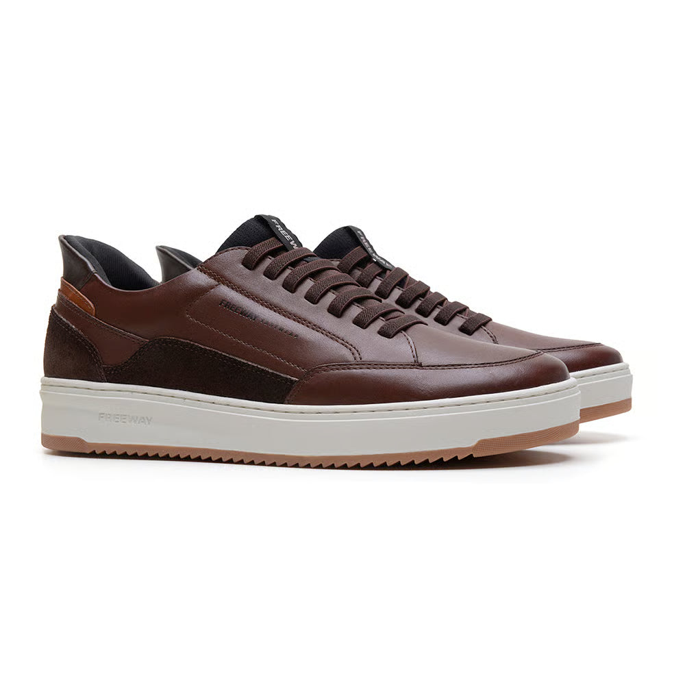 Zapatenis Urbano Masculino Freeway - 100% Cuero Legítimo - Premium
