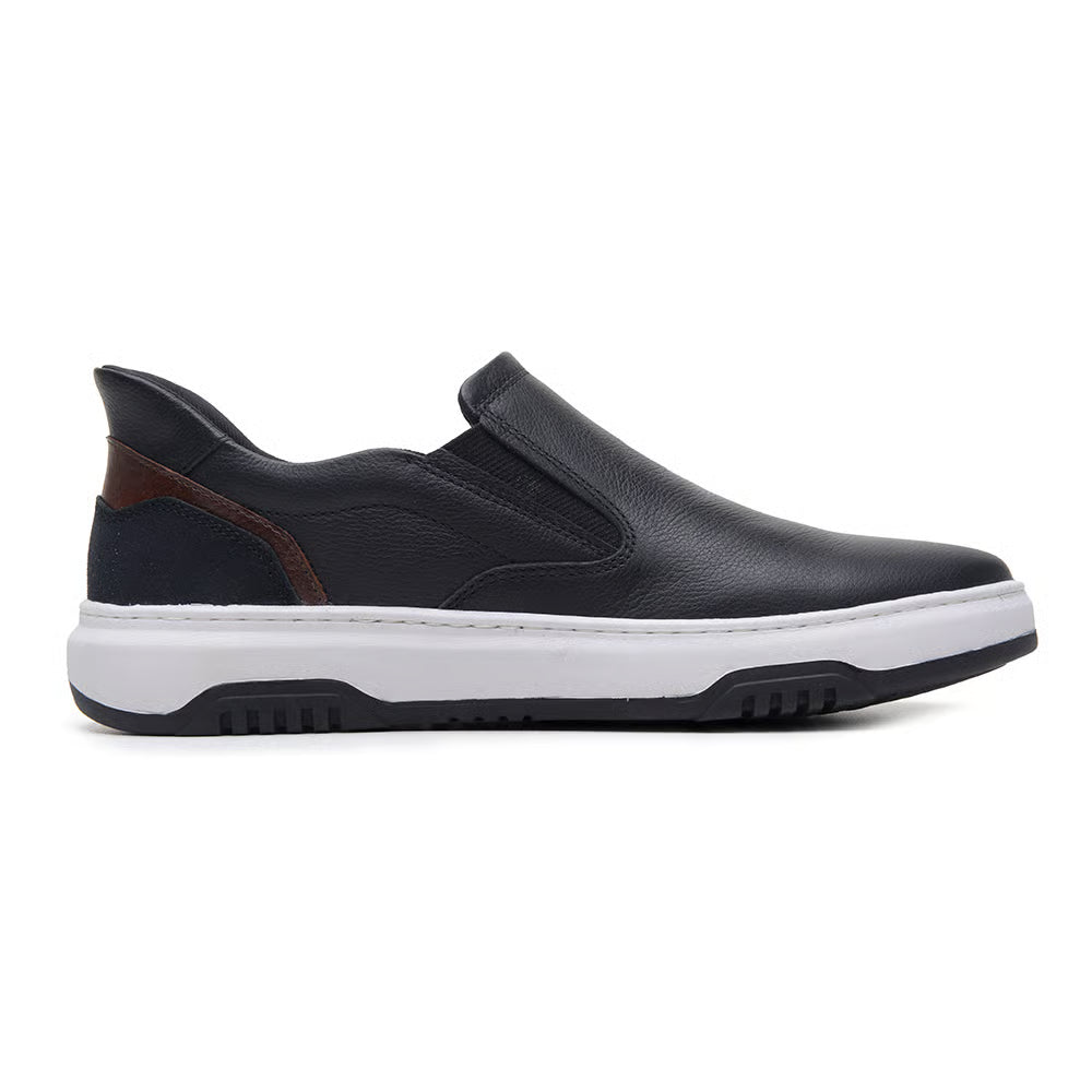 Zapatenis Urbano Masculino Freeway - 100% Cuero Legítimo