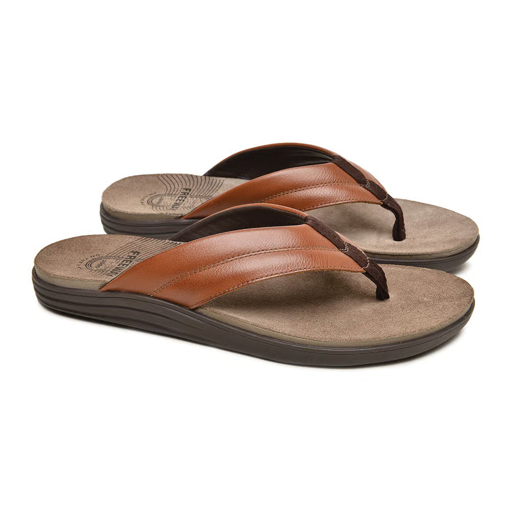 Zapatilla Urbano Masculino Freeway Castaño