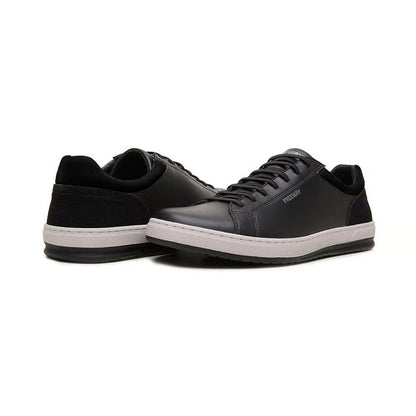 Zapatenis Urbano Masculino Freeway - Cuero Negro - 100% Premium