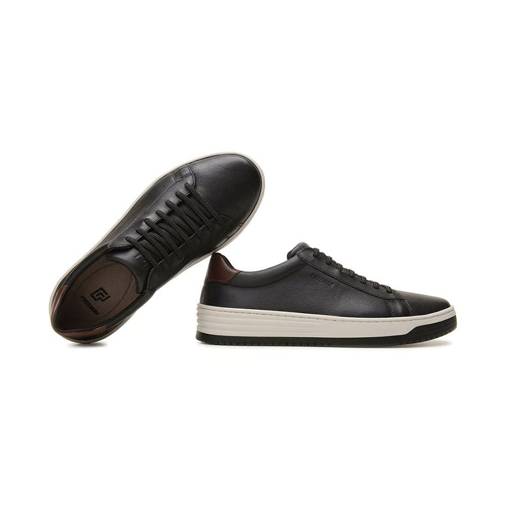 Zapatenis Urbano Masculino Freeway - 100% Cuero Premium