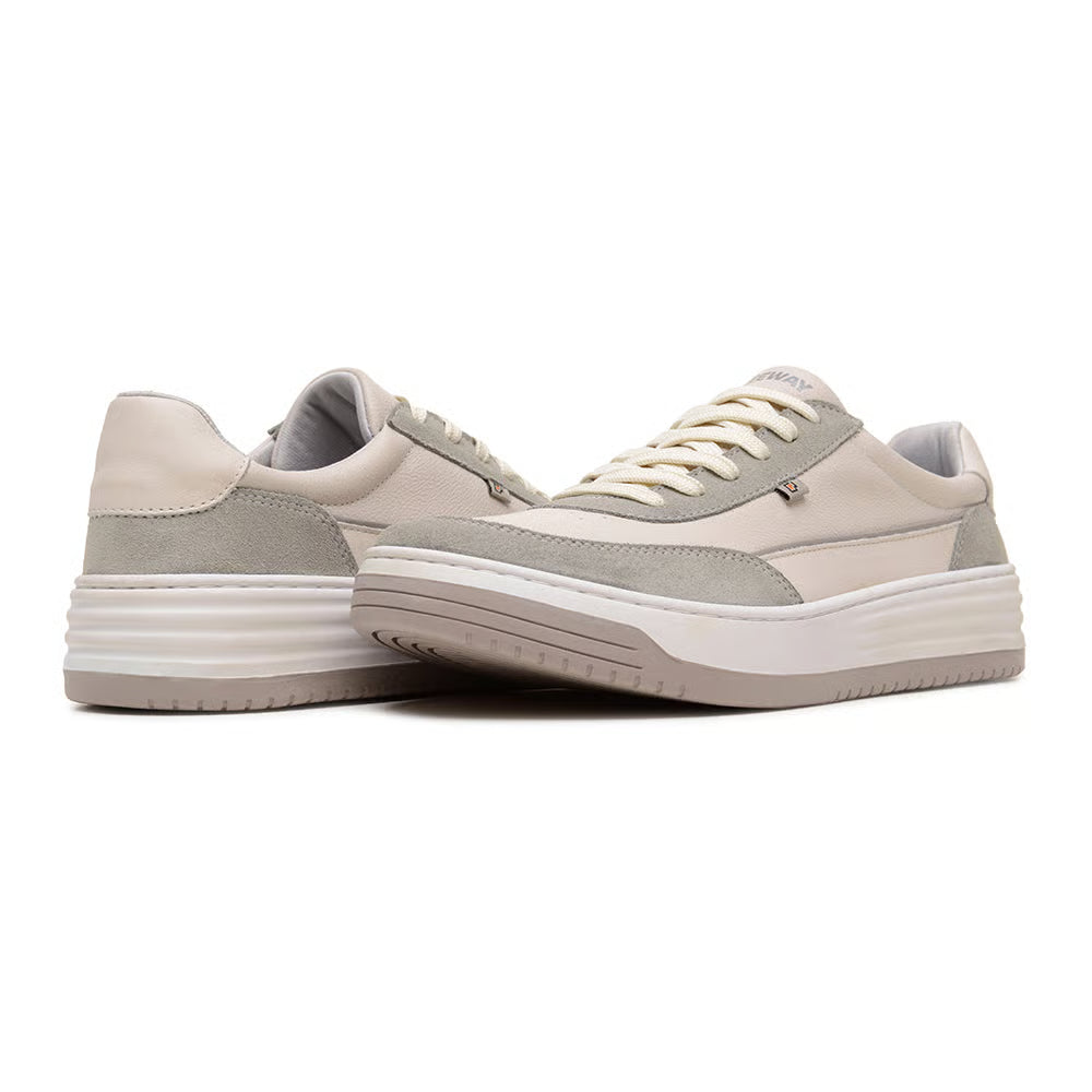 Zapatenis Urbano Masculino Freeway Cuero Blanco