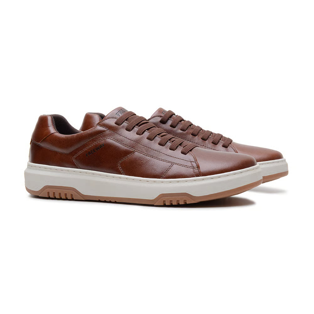 Zapatenis Urbano Masculino Freeway - 100% Cuero Legítimo