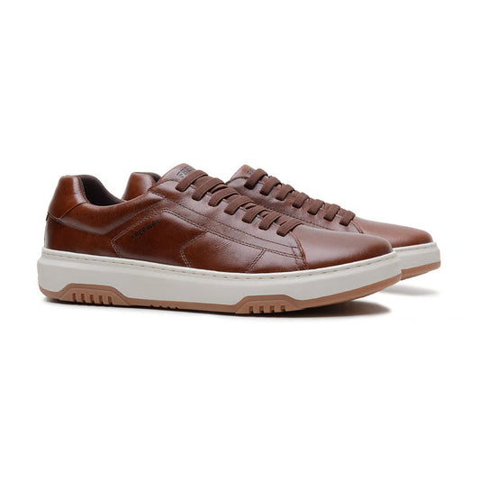 Zapatenis Urbano Masculino Freeway - 100% Cuero Legítimo